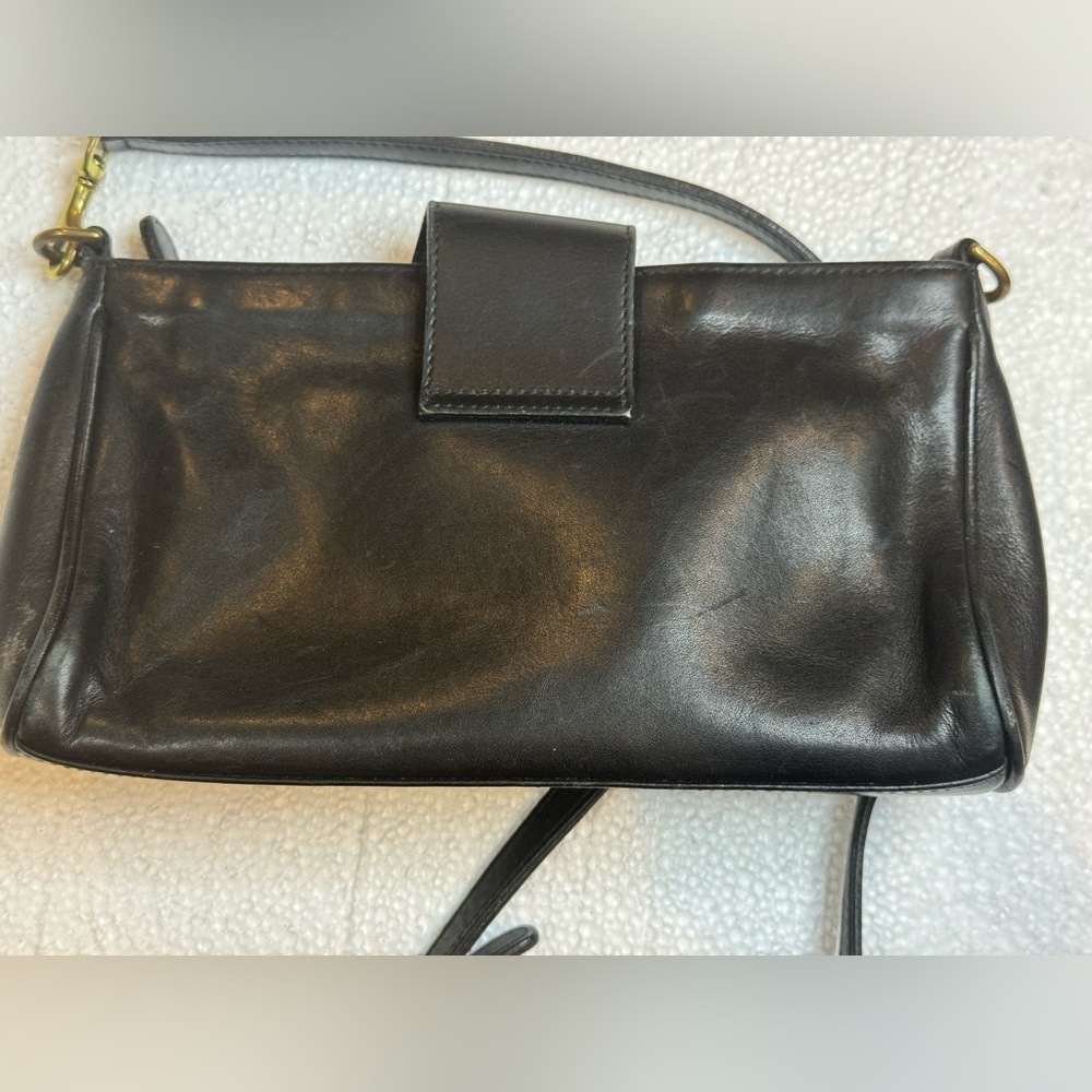 Vintage Coach Black Leather Suede Interior 9154 - Picture 5 of 5